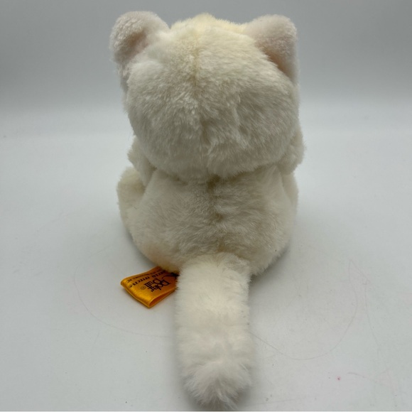 Vtg Rare 1992 Polar Puff 24k 6” White Cat With Blue Eyes Plush Stuffed Animal - Picture 7 of 10